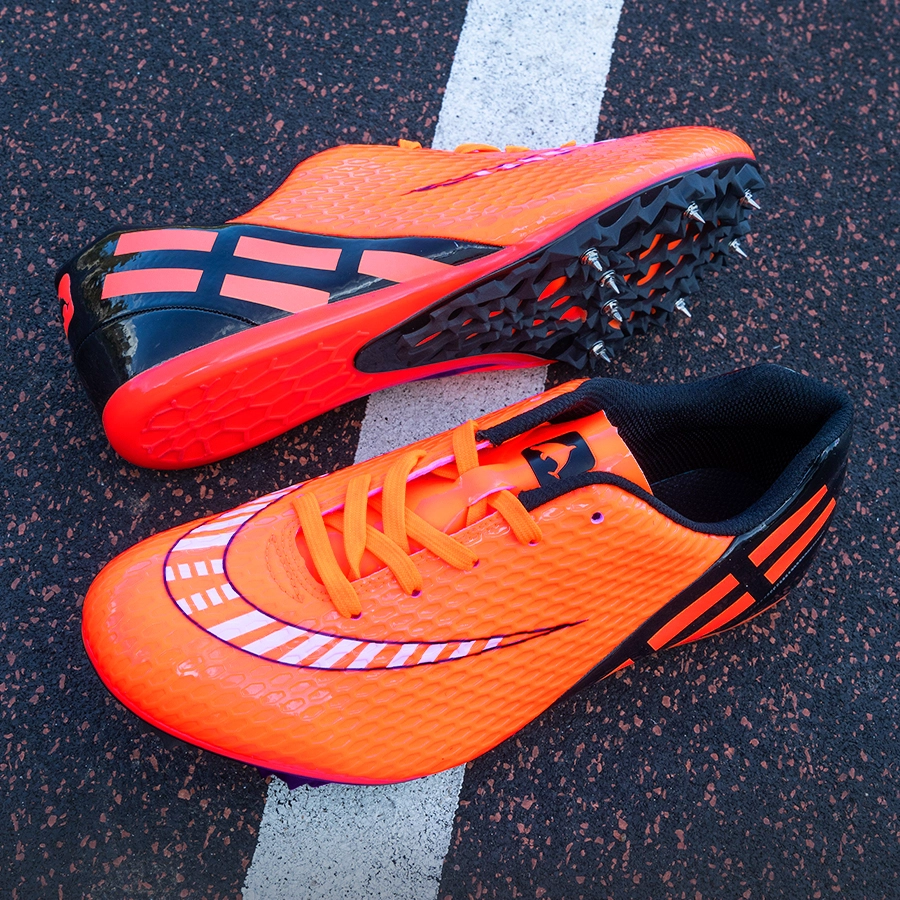 Шиповки KR-076 черно-оранжевые