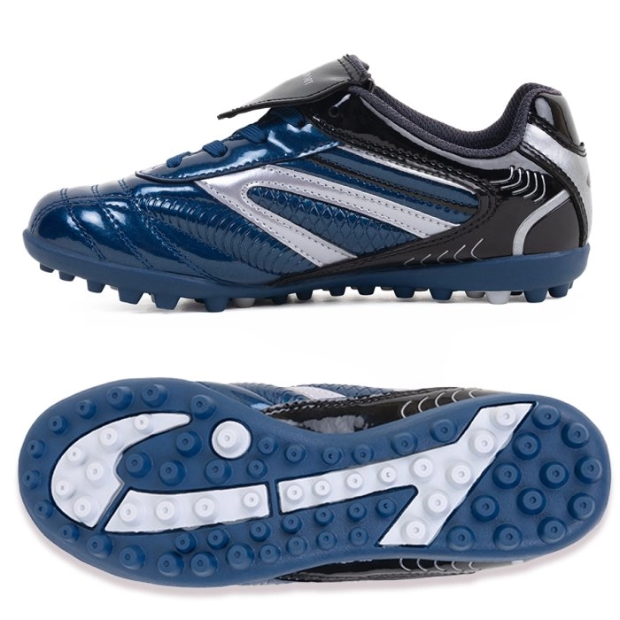 Бутсы футбольные KR-059 черно-синие