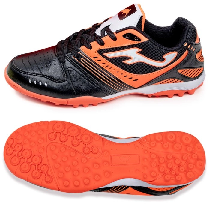 Бутсы футбольные KR-184 черно-красный