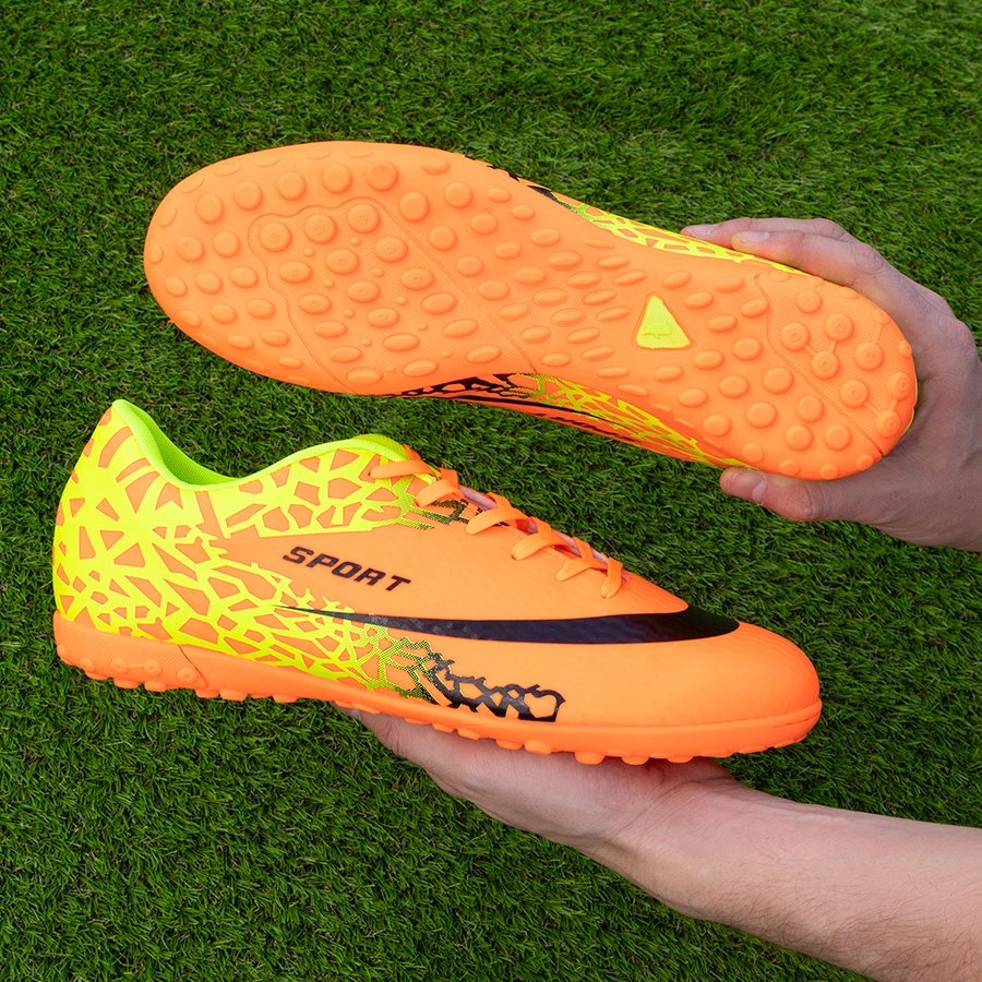 Бутсы футбольные KR-120 оранжевые