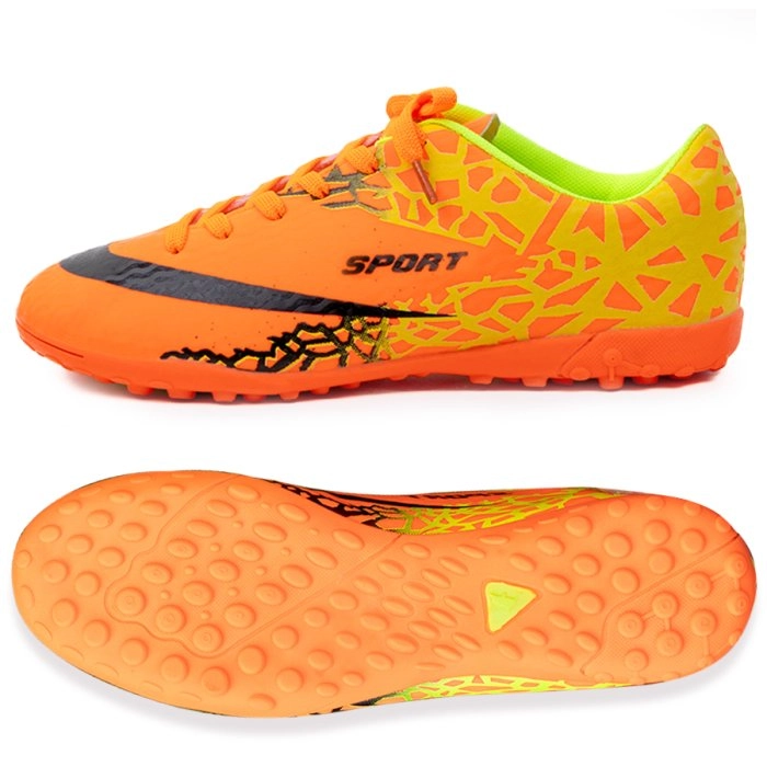 Бутсы футбольные KR-120 оранжевые