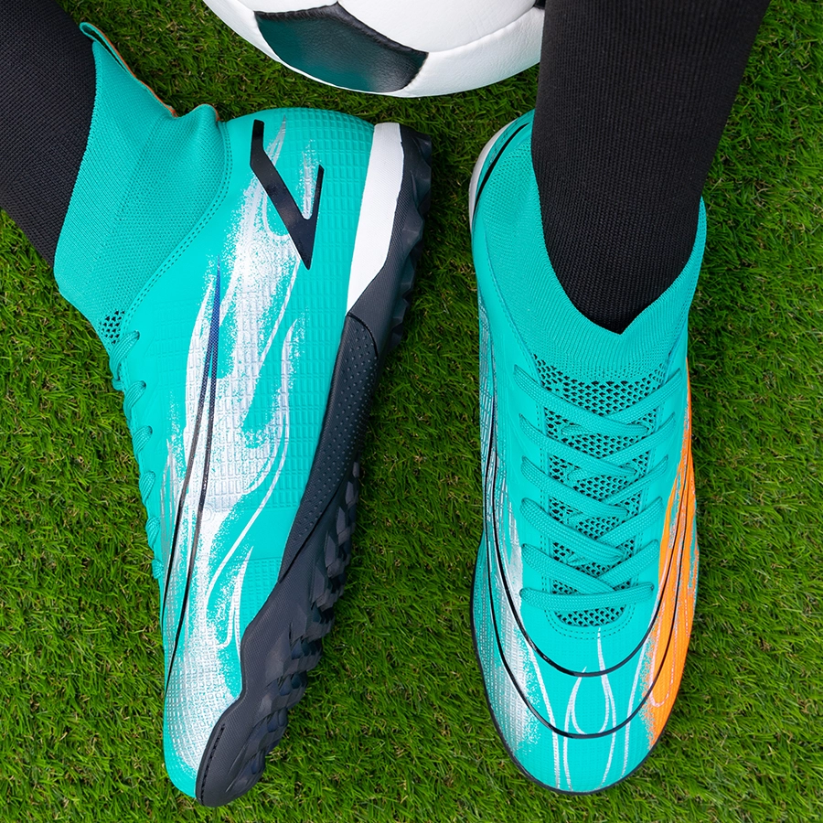 Бутсы футбольные KR-141 бирюзовый