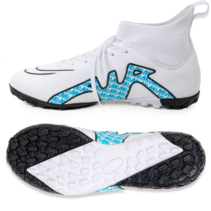Бутсы футбольные KR-160 бело-синий