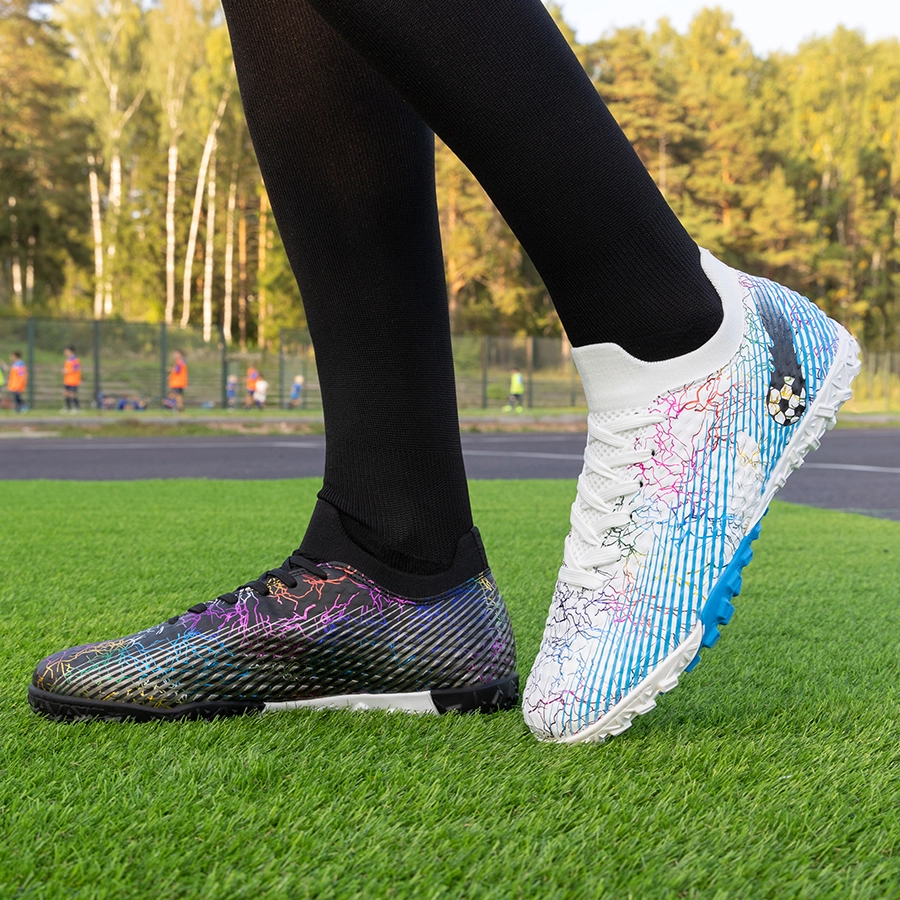 Бутсы футбольные KR-134 черный-белый