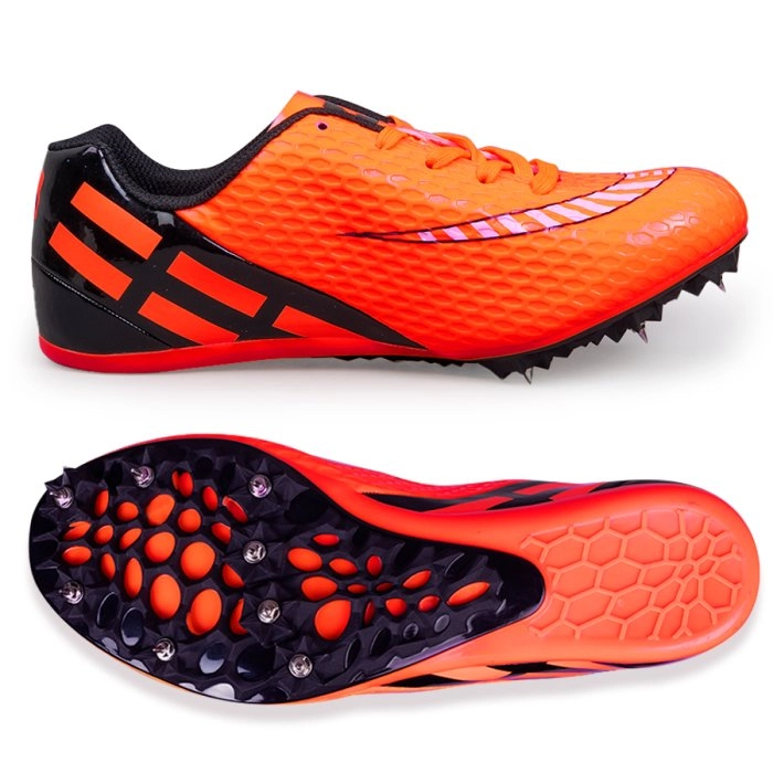 Шиповки KR-076 черно-оранжевые