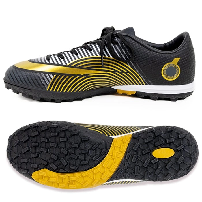 Бутсы футбольные KR-156 черно-золотой