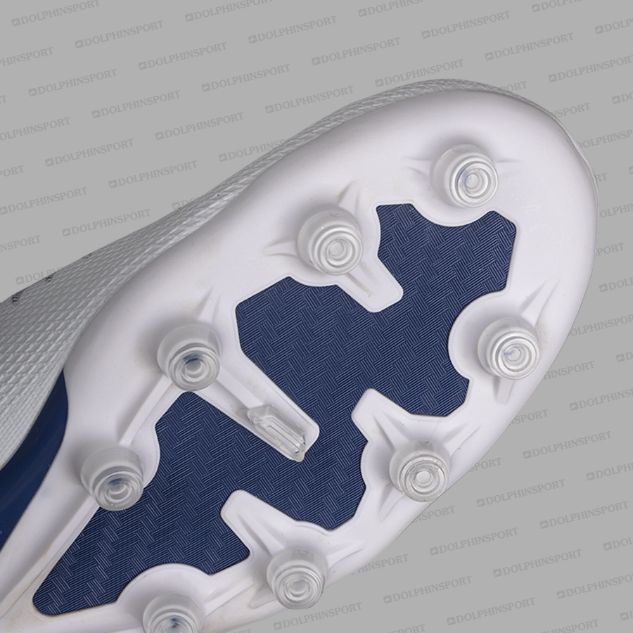 Бутсы футбольные KR-208 бело-синие