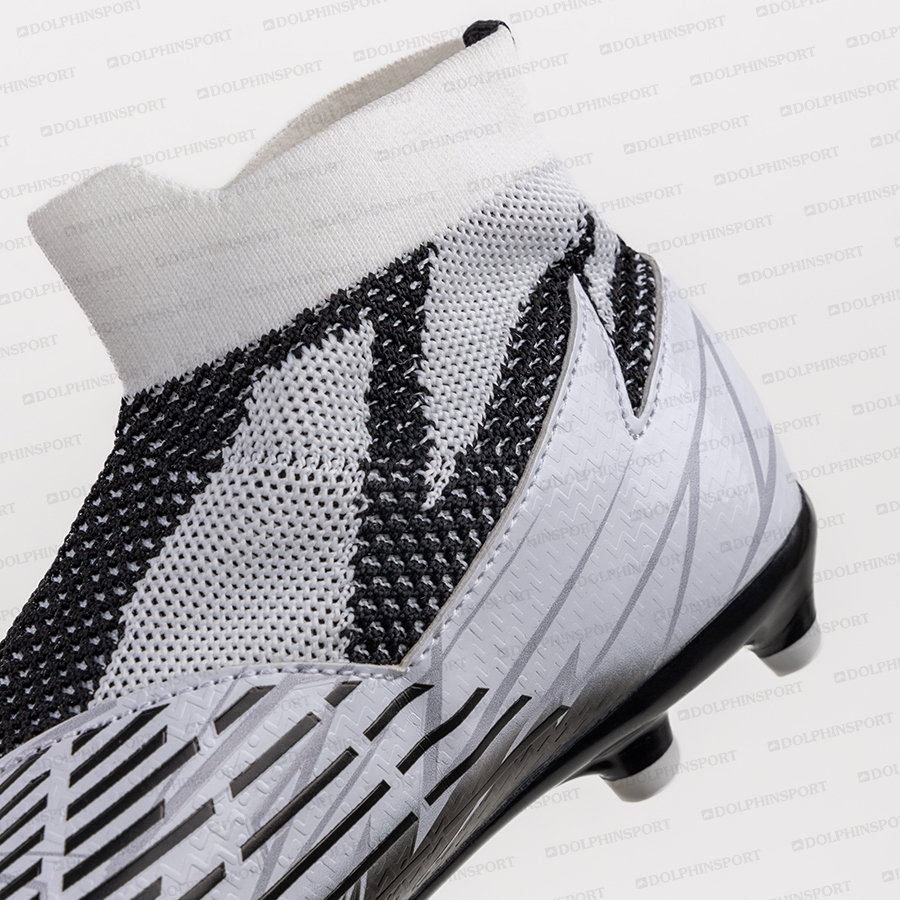 Бутсы футбольные KR-188 бело-черный