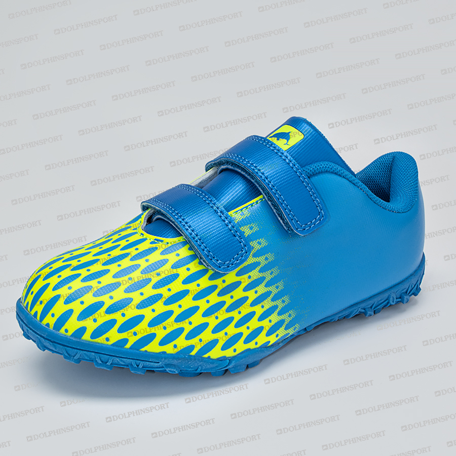 Бутсы футбольные KR-183 сине-зеленый