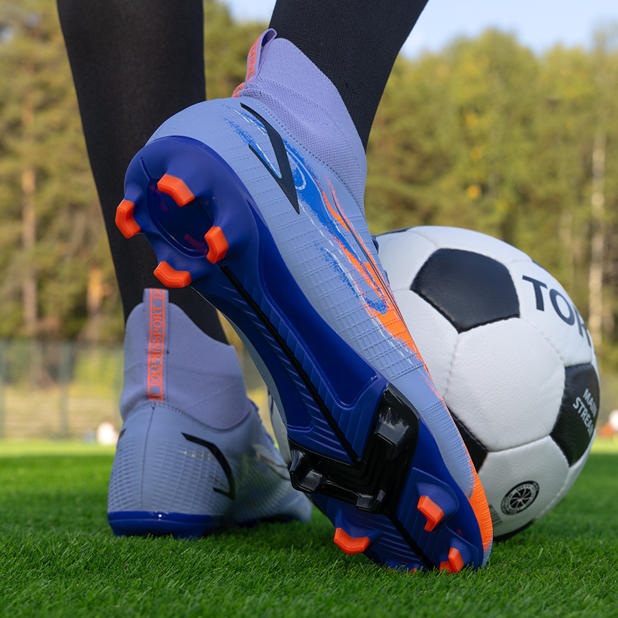 Бутсы футбольные KR-141/2 сиреневый