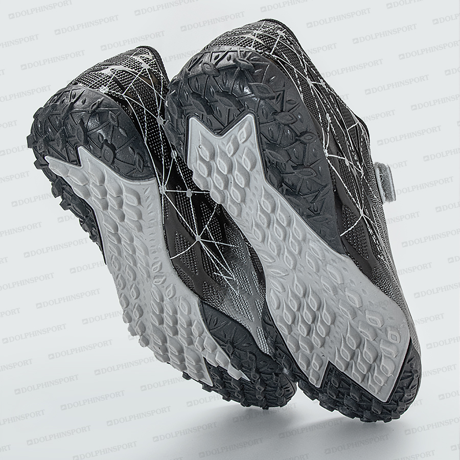 Бутсы футбольные KR-197 черно-серые