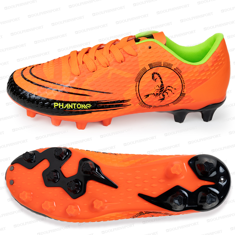 Бутсы футбольные KR-189/2 оранжевый