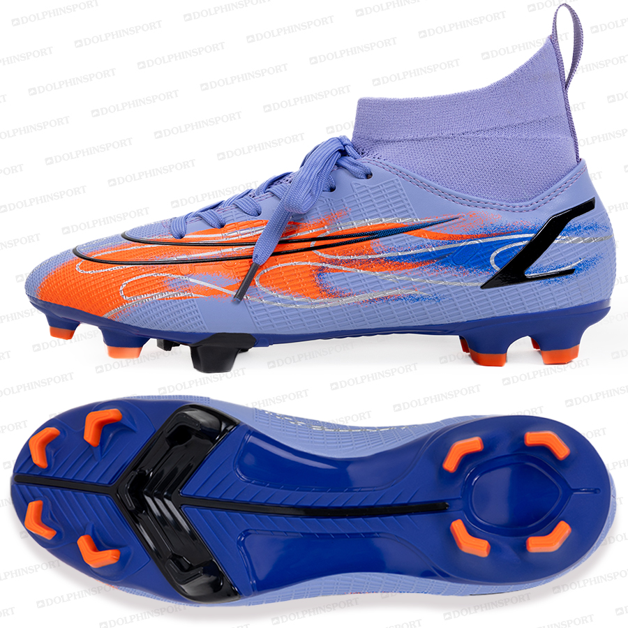 Бутсы футбольные KR-141/2 сиреневый