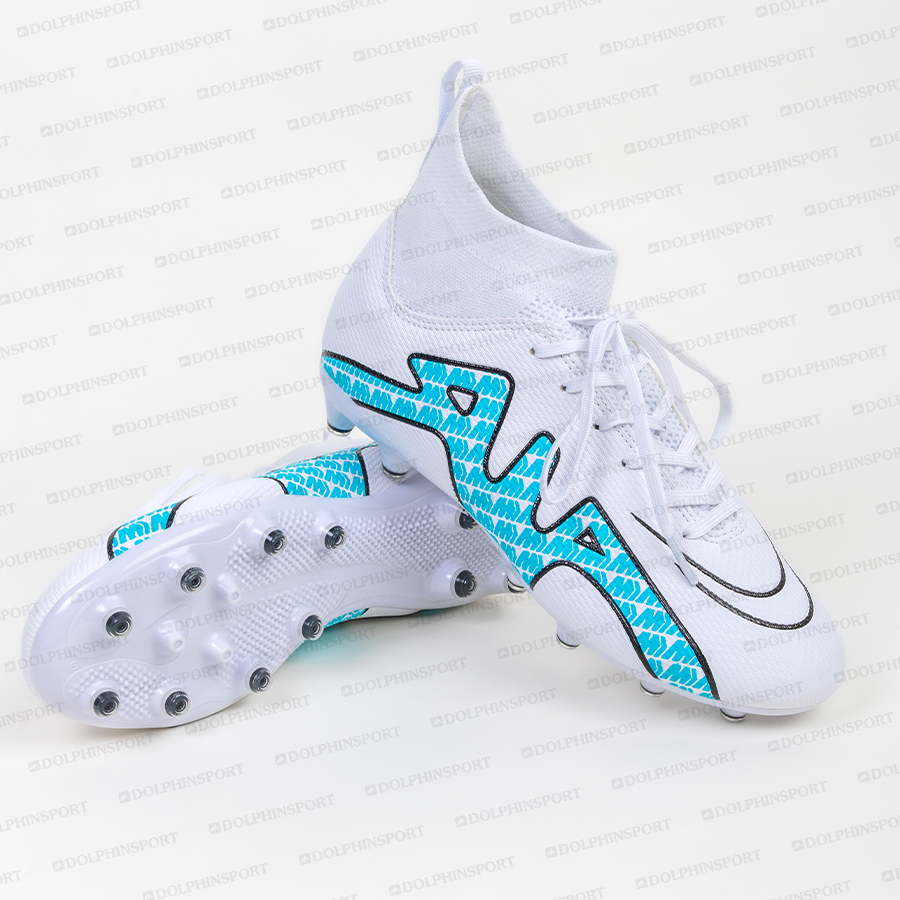 Бутсы футбольные KR-154 бело-синий