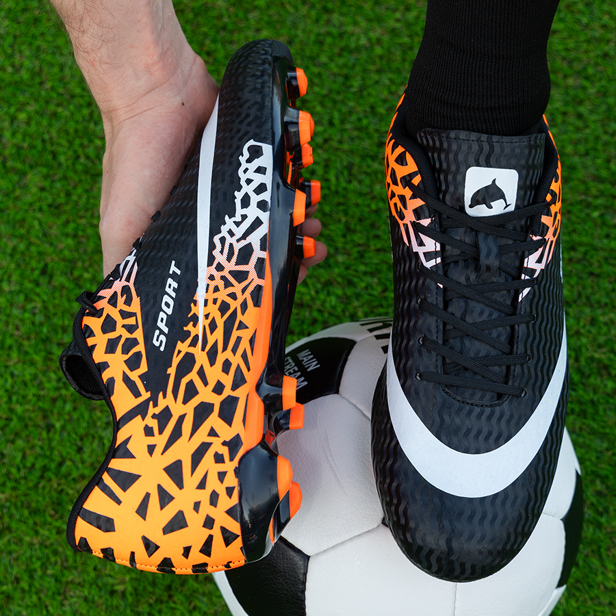 Бутсы футбольные KR-121 черные