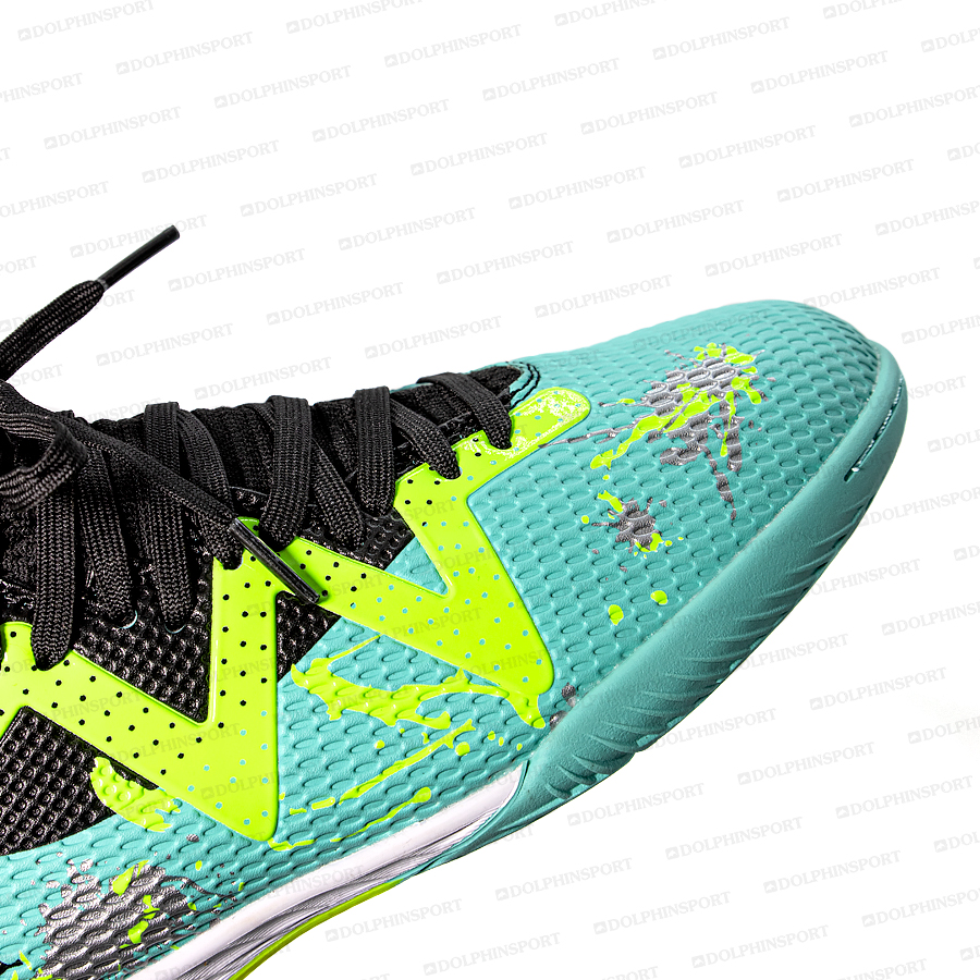 Бутсы футбольные KR-193/2 черно-бирюзовые