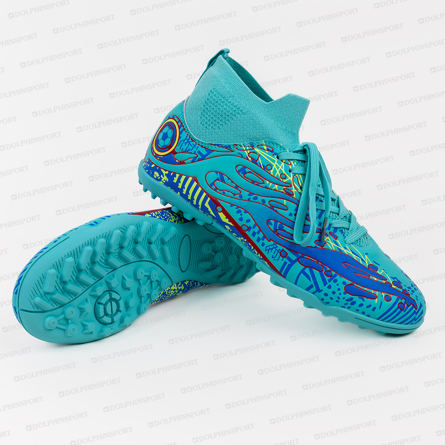 Бутсы футбольные KR-187 бирюзовый