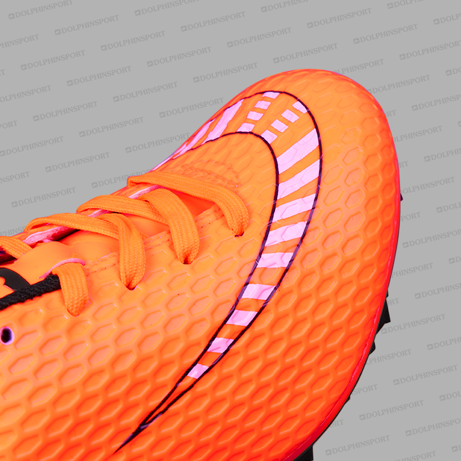 Шиповки KR-076 черно-оранжевые