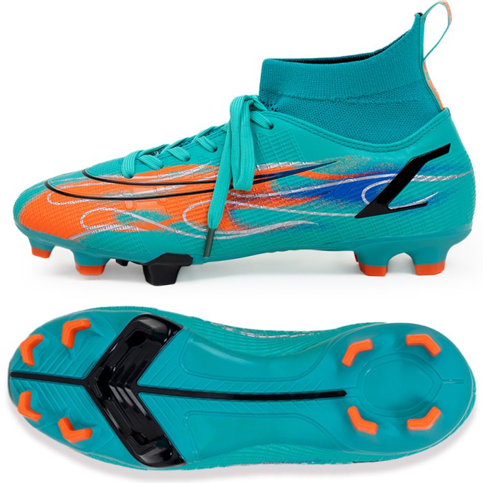 Бутсы футбольные KR-141/2 бирюзовый