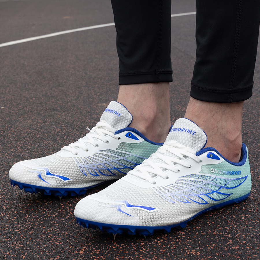 Шиповки KR-203 бело-синие