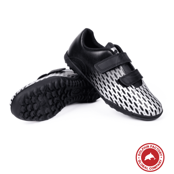 Бутсы футбольные KR-183 черно-серый