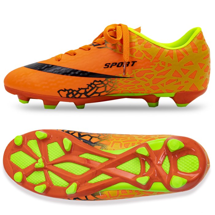 Бутсы футбольные KR-121 оранжевые