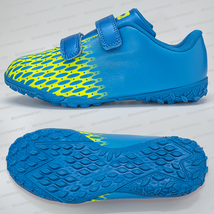 Бутсы футбольные KR-183 сине-зеленый