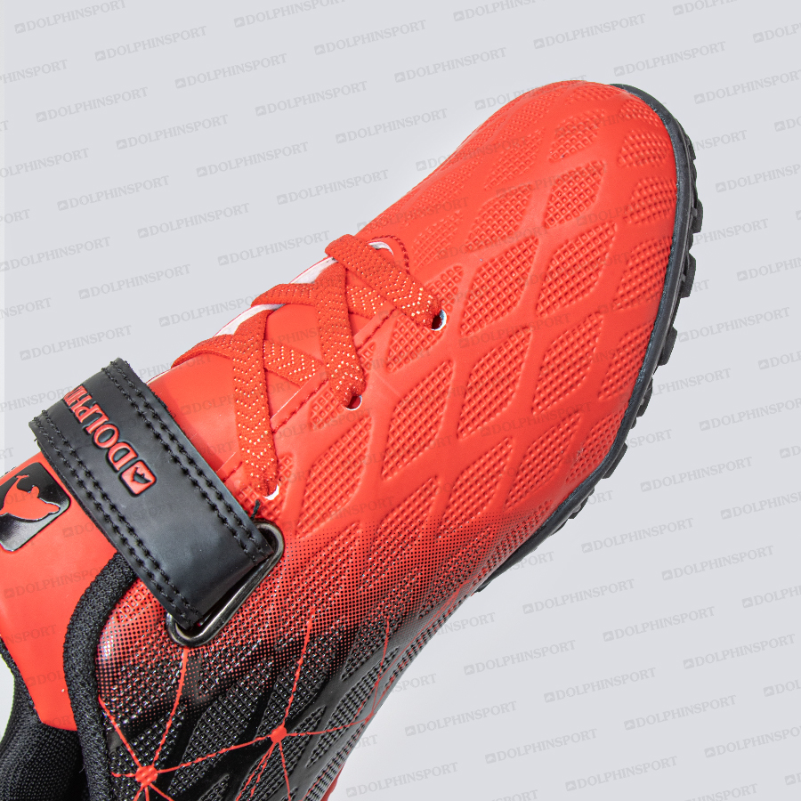 Бутсы футбольные KR-197 черно-красные