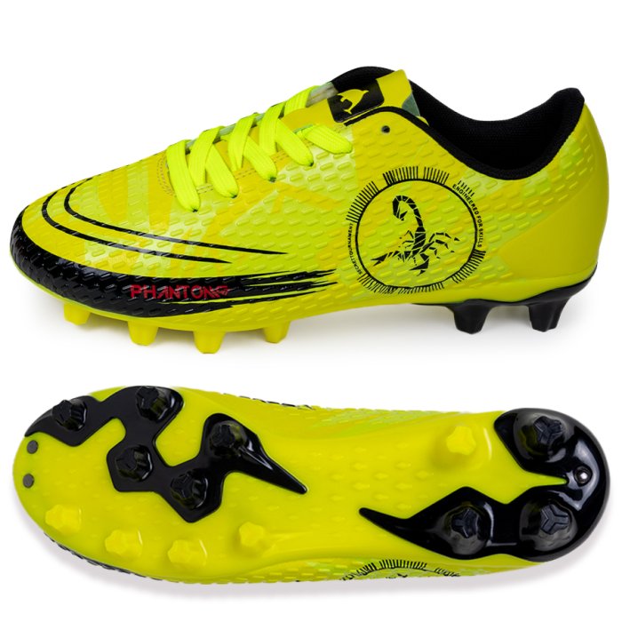 Бутсы футбольные KR-189/2 желто-зеленый