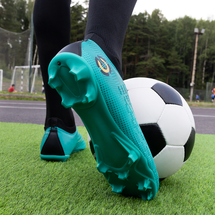 Бутсы футбольные KR-094 бирюзовые