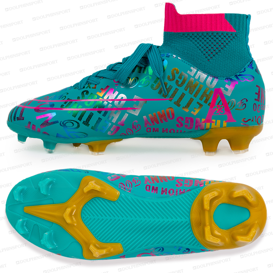 Бутсы футбольные KR-179/2 бирюзовый