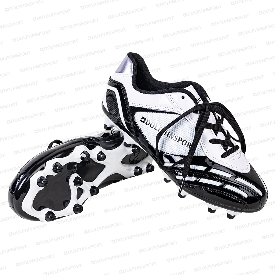 Бутсы футбольные KR-096 черно-белые