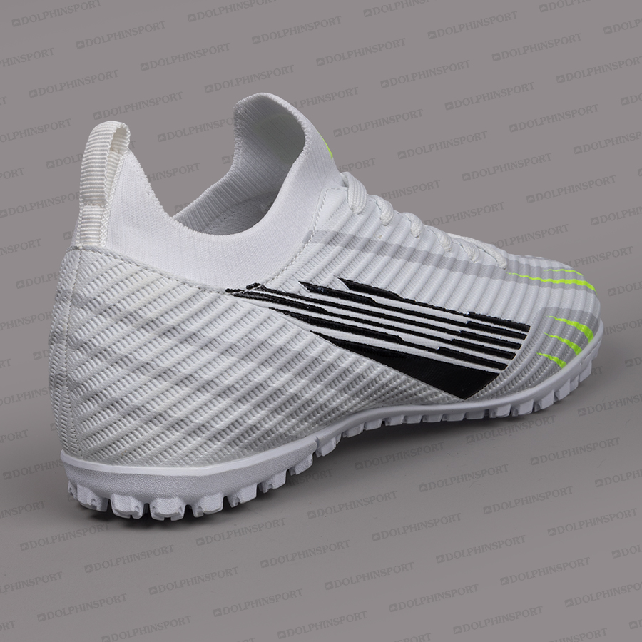 Бутсы футбольные KR-200 бело-зеленые