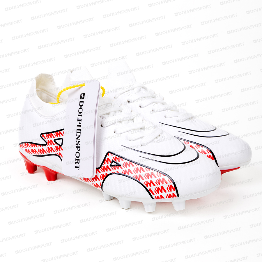 Бутсы футбольные KR-154 бело-красный