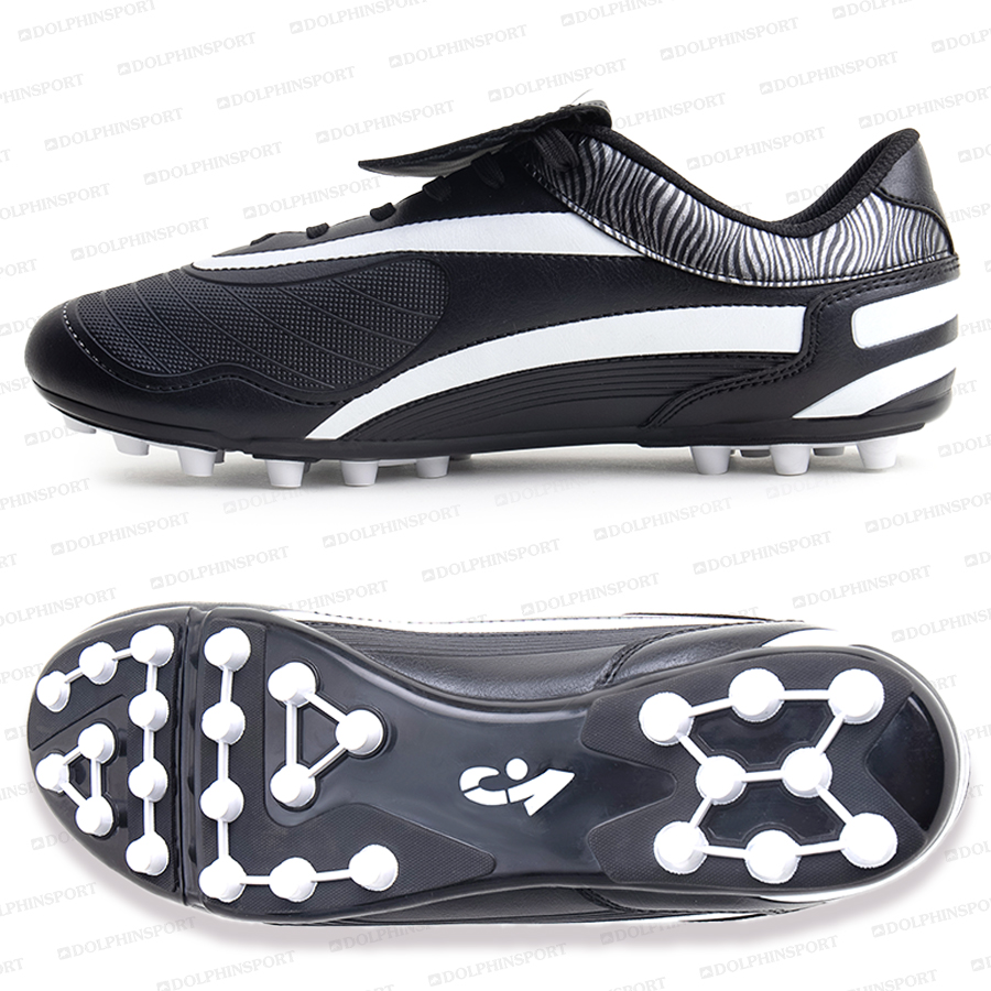 Бутсы футбольные KR-060 черно-белые