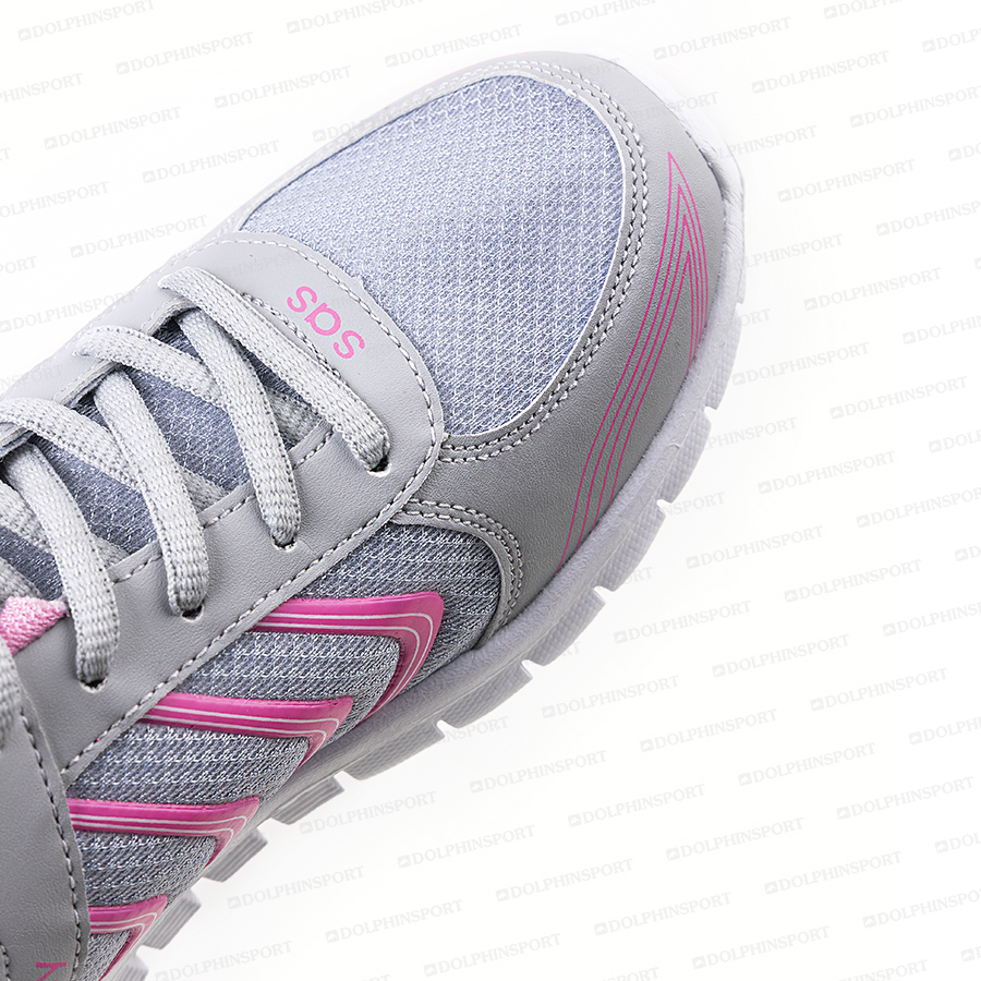 Кроссовки для бега KR-003/1 серо-розовые