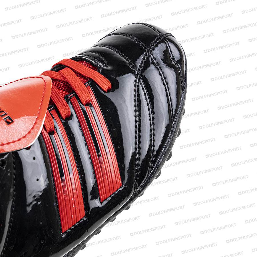 Бутсы футбольные KR-058 черно-красные