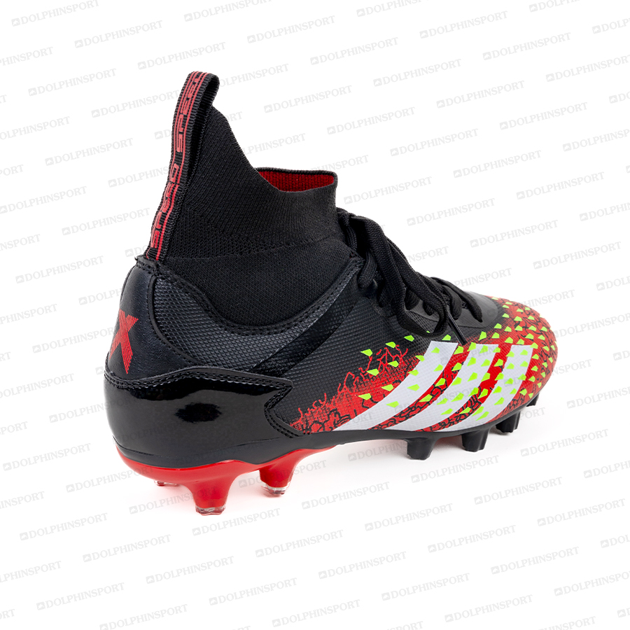 Бутсы футбольные KR-180/2 черно-красные