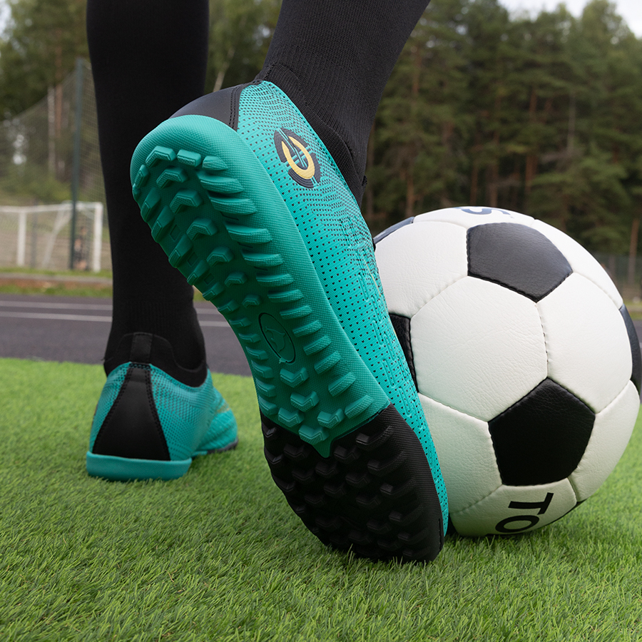 Бутсы футбольные KR-095 бирюзовые