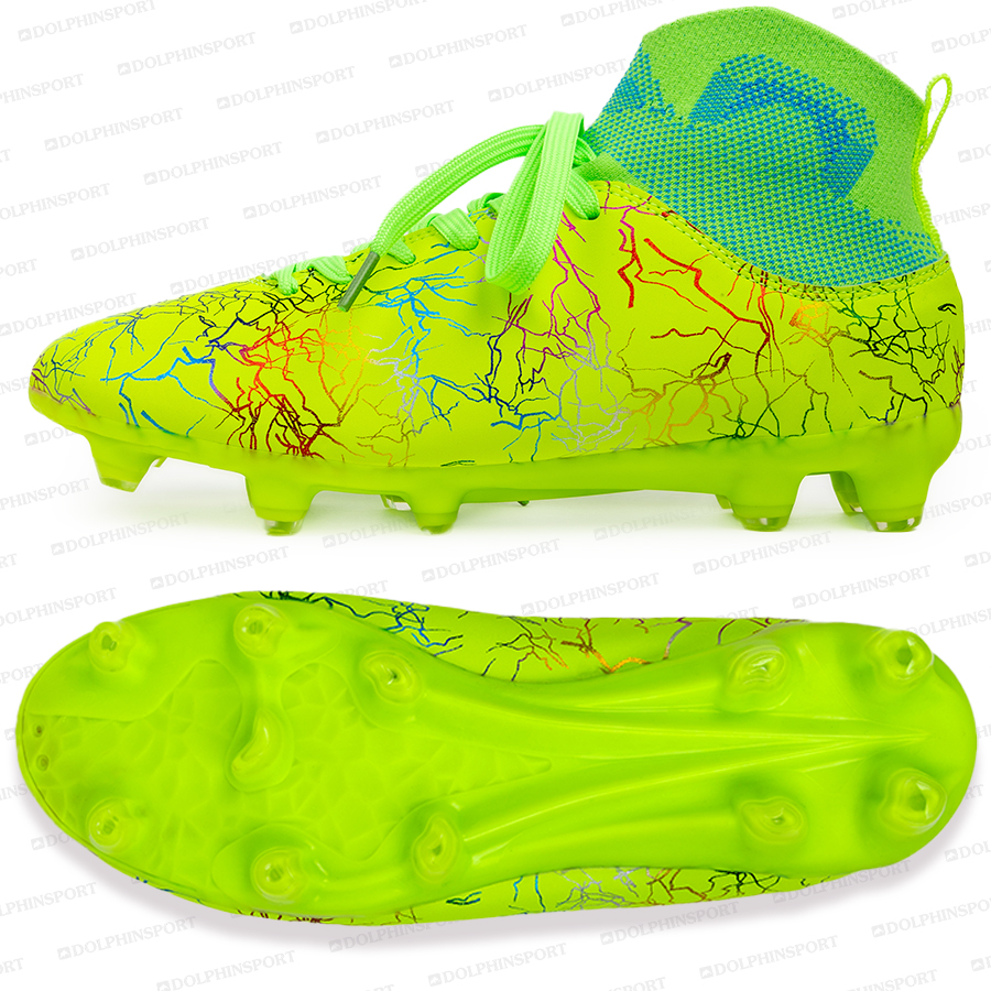 Бутсы футбольные KR-131 зеленые