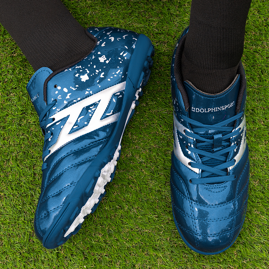 Бутсы футбольные KR-063 темно-синие