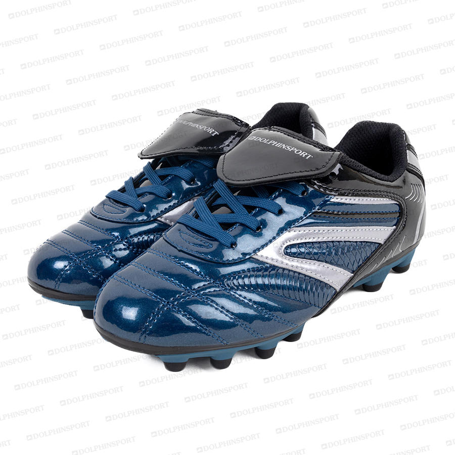 Бутсы футбольные KR-064 черно-синие