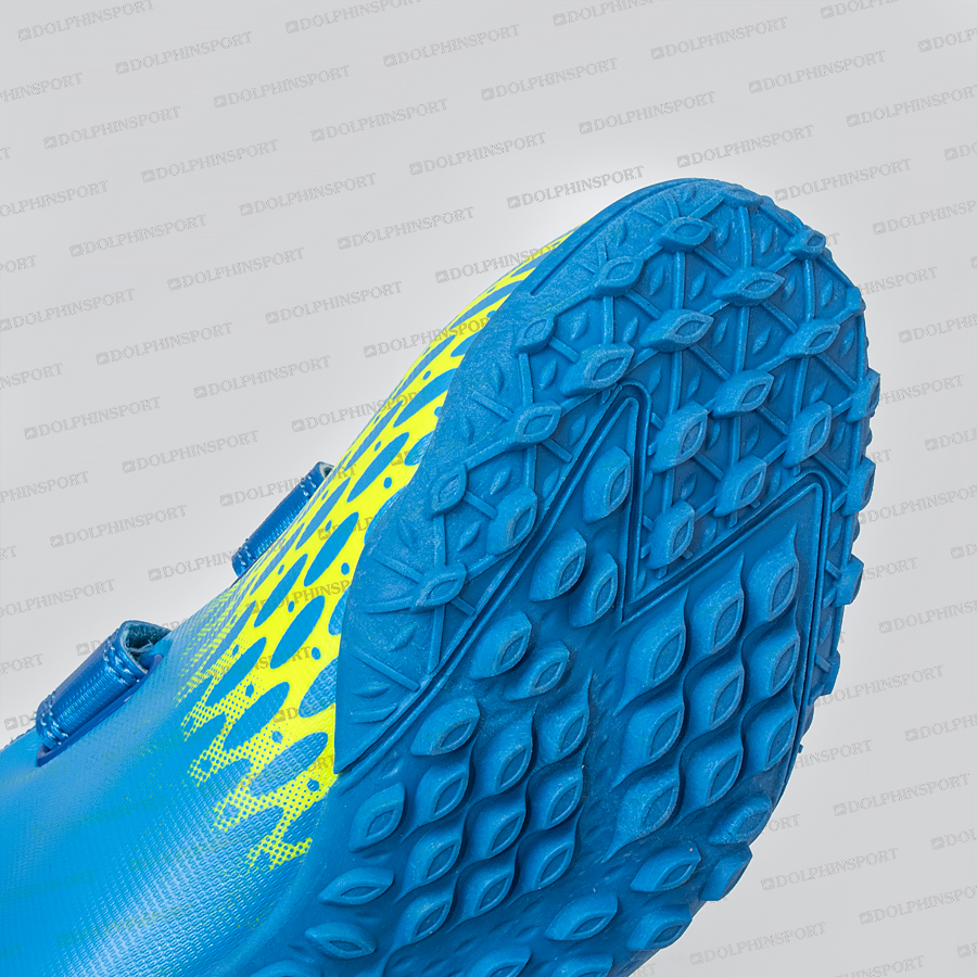 Бутсы футбольные KR-183 сине-зеленый