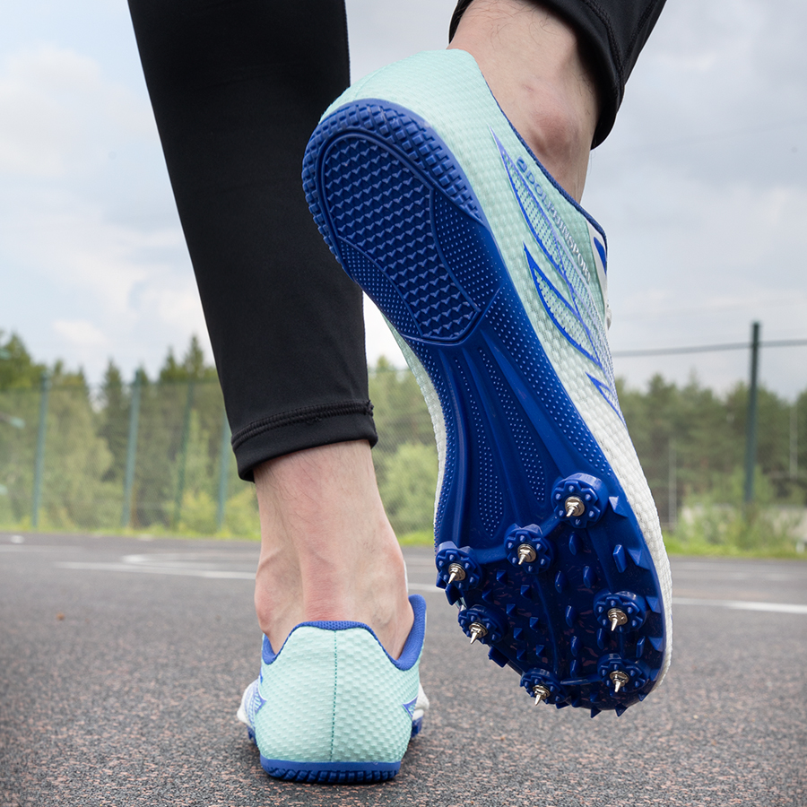 Шиповки KR-203 бело-синие