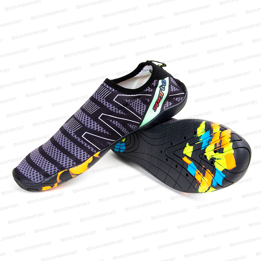 Аквасоки / Аквашуз KR-055 черно-белые