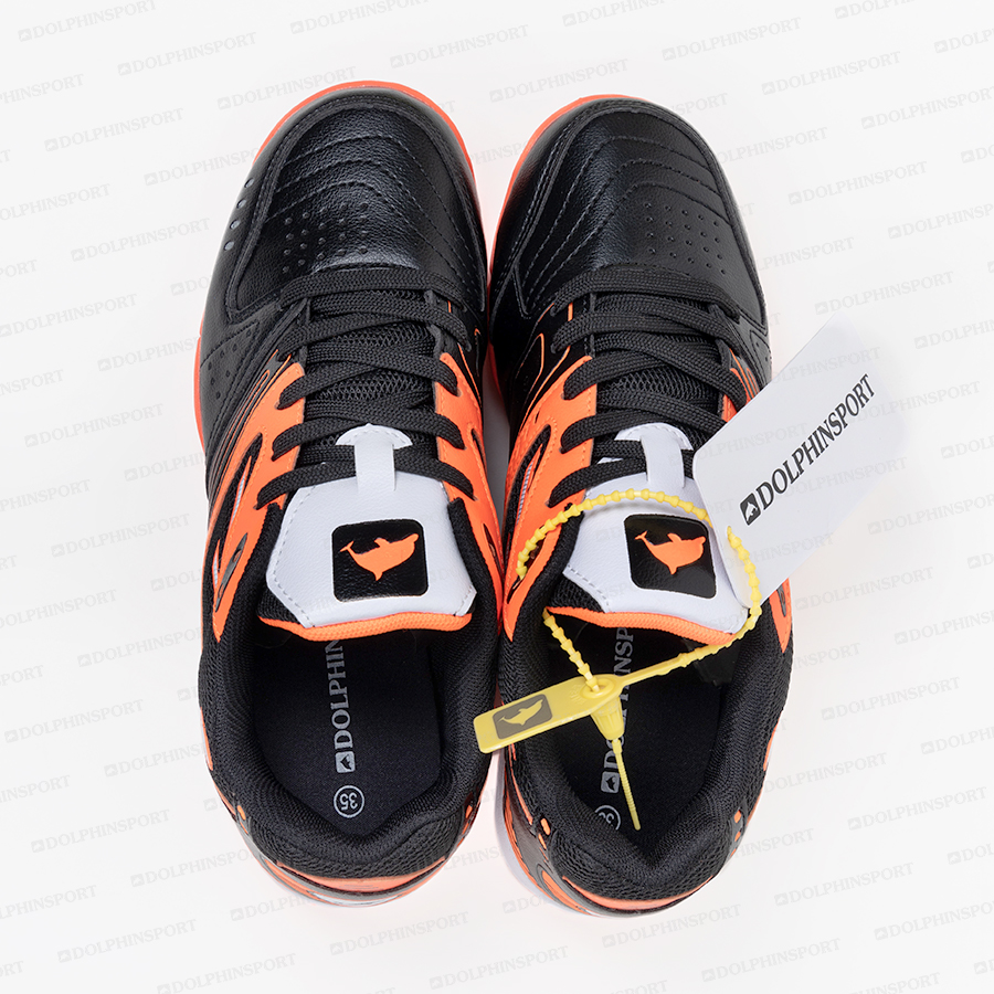 Бутсы футбольные KR-184 черно-красный