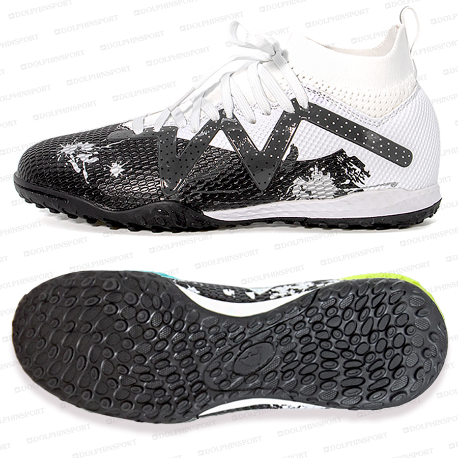 Бутсы футбольные KR-193 черно-белые