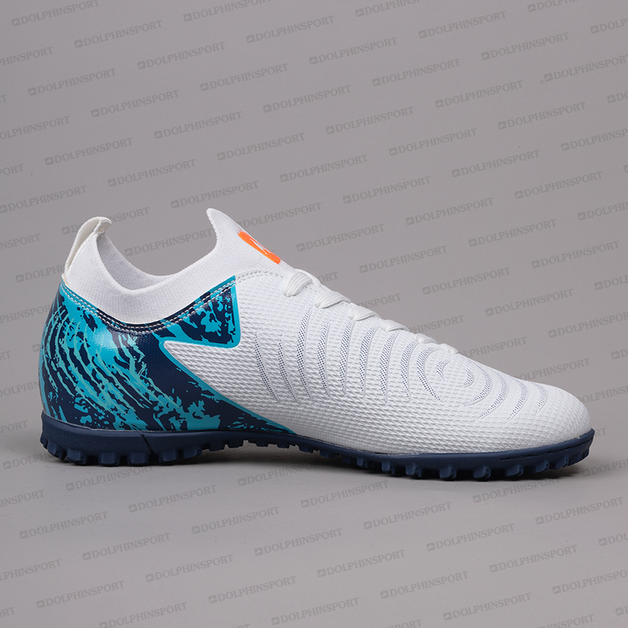 Бутсы футбольные KR-201 бело-синие