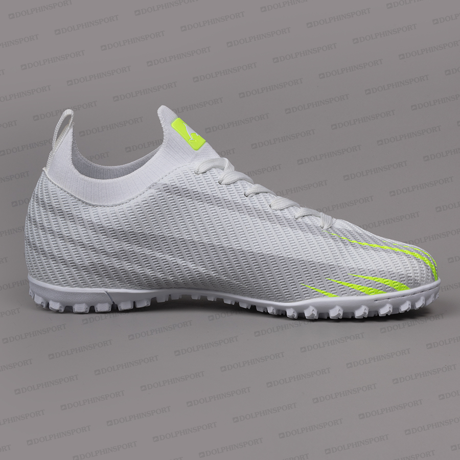 Бутсы футбольные KR-200 бело-зеленые