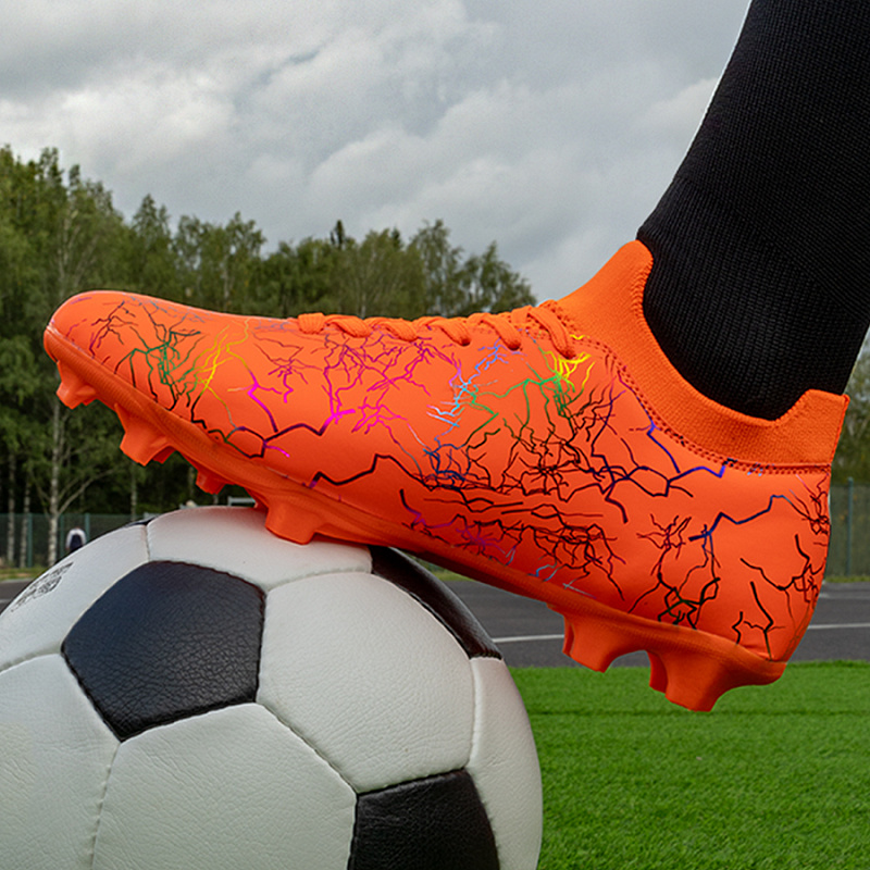 Бутсы футбольные KR-131 оранжевые